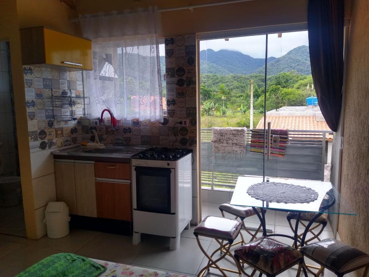 kitnet na praia de Ubatuba Bagian luar foto